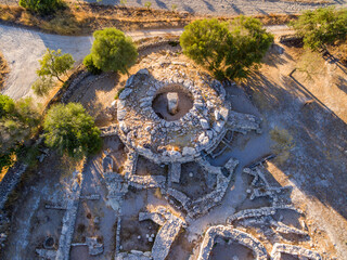 Son Fornés ,  época talayótica (siglo X a.C.) , yacimiento arqueológico de era prehistórica. Montuiri,Mallorca, balearic islands, spain, europe