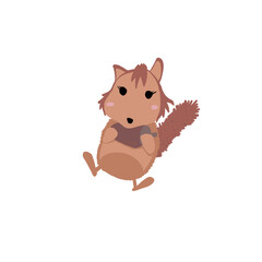squirrel with acorn