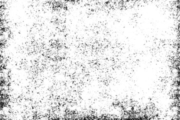 Grunge black and white texture.Overlay illustration over any design to create grungy vintage effect and depth. For posters, banners, retro and urban designs.
