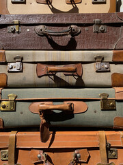 Vintage suitcase set