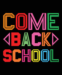 Back To School T-shirt Design Vector