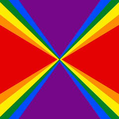 Rainbow Background, Vector Illustration, Isolate On White Background Label .EPS10