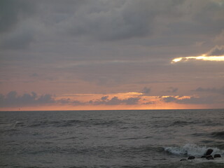 Naklejka premium 夕暮れ時の空