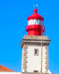 Cabo da Roca lighthouse in the most west extent of Portugal belongs to the parques de Sintra