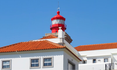 Cabo da Roca lighthouse in the most west extent of Portugal belongs to the parques de Sintra