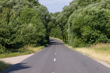 paved road for car traffic