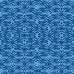 Fototapeta na wymiar Pattern in trendy blue color. Classic Blue Color of the Year 2020