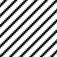 Seamless Zig Zag Motifs Pattern Pattern. Vector Illustration