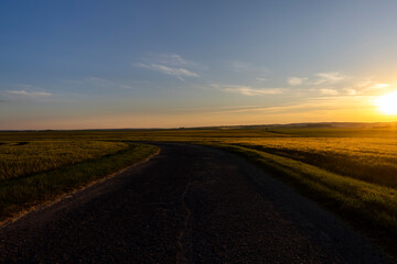 paved road for car traffic