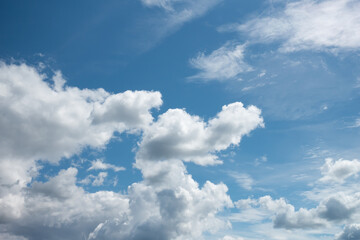 blue sky with cloud