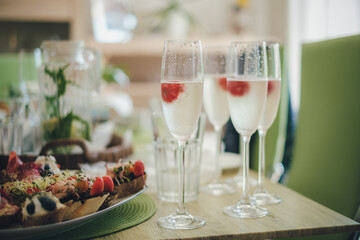 Basic table setting for celebration 