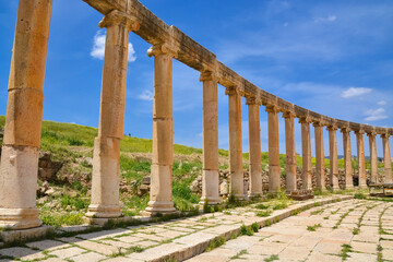 Ancient Jerash ruins,(the Roman ancient city of Geraza), Jordan