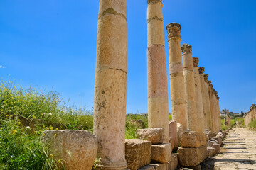 Ancient Jerash ruins,(the Roman ancient city of Geraza), Jordan