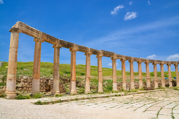 Ancient Jerash ruins,(the Roman ancient city of Geraza), Jordan