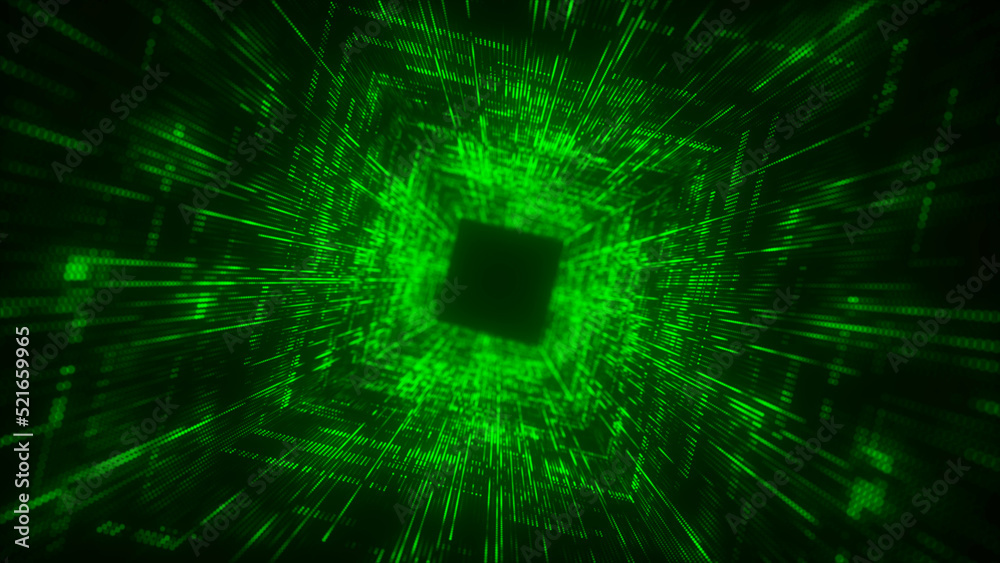 Poster abstract digital background. data flow information. concept of digital communication. big data visua
