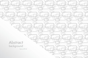 Obraz premium Abstract composition business background for document design, light geometric vector illustration white gray pale background