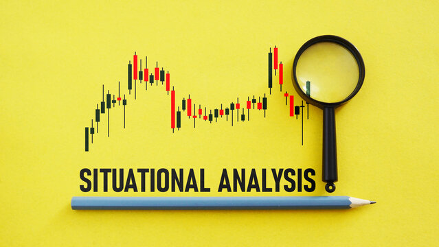 Situational Analysis is shown using the text and magnifying glass