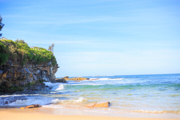 オーストラリアにあるシドニーのビーチ、さわやかなイメージ素材