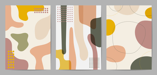 Memphis style , Abstract freeform shape geometric background , Vector and illustration, Template Design for shape banner or poster.