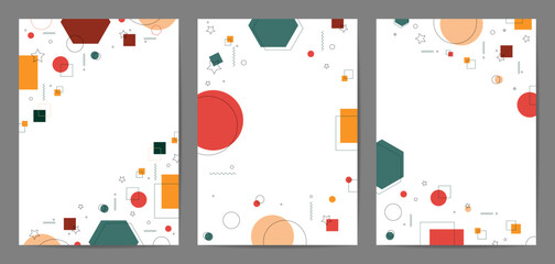 Memphis style , Abstract freeform shape geometric background , Vector and illustration, Template Design for shape banner or poster.
