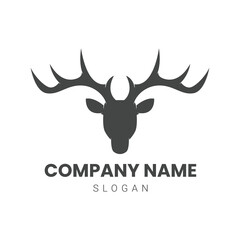 Deer Logo Template vector icon illustration design