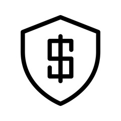 Obraz premium Insurance Icon Vector Symbol Design Illustration