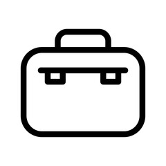 Suitcase Icon Vector Symbol Design Illustration