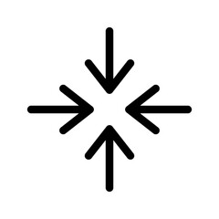 Intersection Icon Vector Symbol Design Illustration