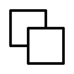 Overlap Icon Vector Symbol Design Illustration