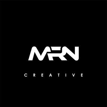 MRN Letter Initial Logo Design Template Vector Illustration