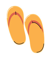 beach sandals icon