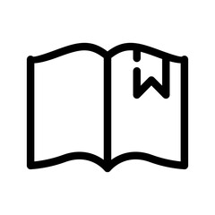 Book Icon Vector Symbol Design Illustration