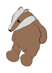 Eurasian badger. Meles meles © luis sandoval