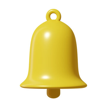 golden bell isolated