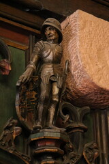 Obraz premium Détail du château du Haut-Koenigsbourg