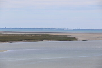 Vue de la baie du Mont-Saint-Michel, France