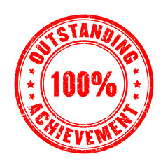 Outstanding vector stamp isolated on white background