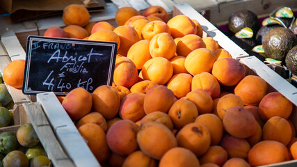 Abricots du marché. 
