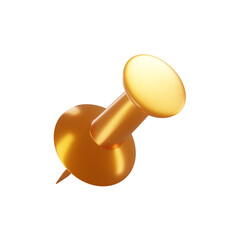 push pin isolated
