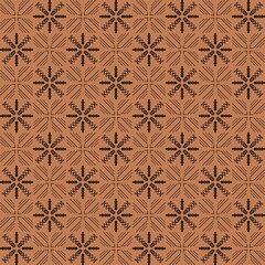 line and zigzag line Mud cloth fabric ikat pattern background, seamless aztec idian fashion boho geometric abstract texture