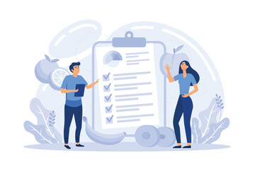 Fitness trainer concept. Workout in the gym with professional athlete. Healthy and active lifestyle. Training and nutrition plan.