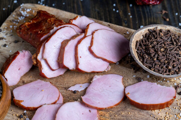 industrial production of meat that is cooked at the enterprise