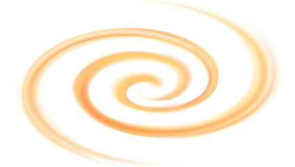 Vector light orange background of swirling texture