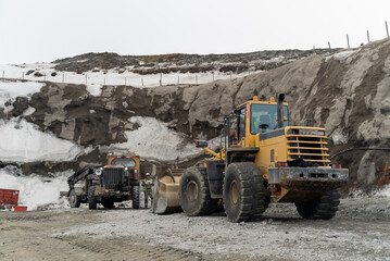 The entrance to the mine where gold is mined.