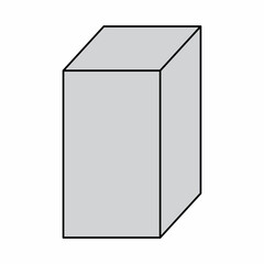 Rectangular prism geometric shape
