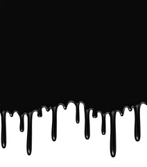 Background black blood flows down 3d vector