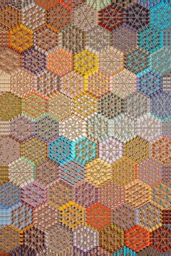 Mystical pattern design for the background. 3d illustration art for website, user interface theme, cover photo, interior decoration idea, wallpaper for wall mural, tiles, embroidery and batik concept