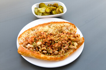 Traditional Turkish Food Kokorec. izmir kokorec.