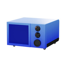 Microwave Device Electronic icon 3d illustration