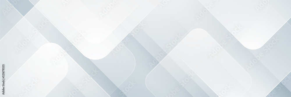 Poster white abstract banner. modern elegant white gray banner with creative design and shiny lines. minima